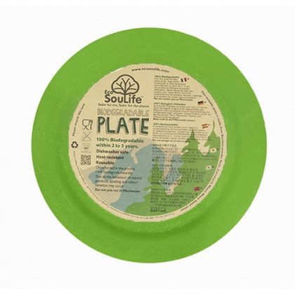 Talerz EcoSouLife Large Dinner Plate zielony