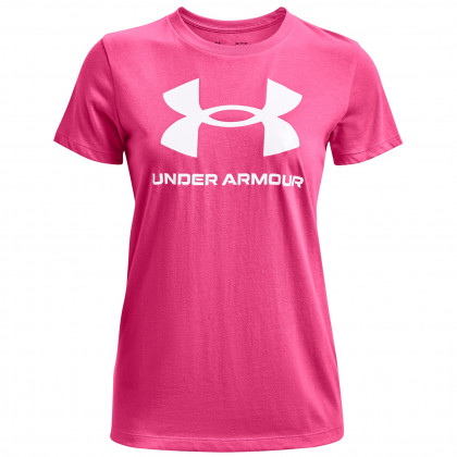Koszulka damska Under Armour Live Sportstyle Graphic SSC różowy Bubble Gum / / White