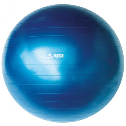Piłka gimnastyczna Yate Gymball 55 cm niebieski