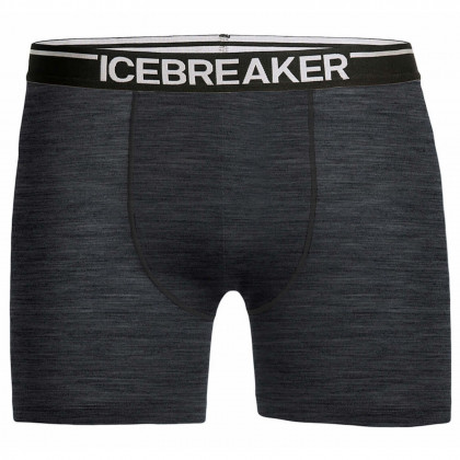 Męskie bokserki Icebreaker Mens Anatomica Boxers (2018) zarys Jet HTHR/Black 