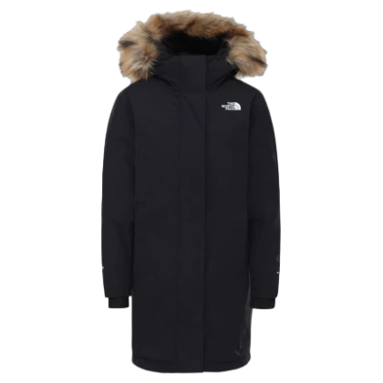 Damski płaszcz zimowy The North Face W Arctic Parka czarny TNF BLACK