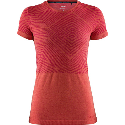 Damska koszulka Craft Cool Comfort SS czerwony JamMelange