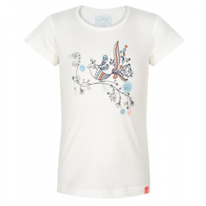 T-shirt dziecięcy Loap Ilfa biały