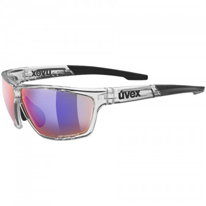 Okulary przeciwsłoneczne Uvex Sportstyle 706 Cv-Colorvision czarny/srerbny Clear (9999)