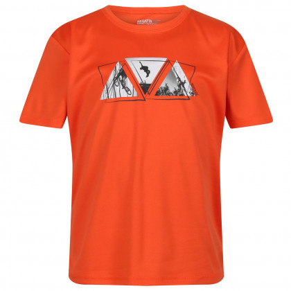 T-shirt dziecięcy Regatta Alvarado VII pomarańczowy Blaze Orange