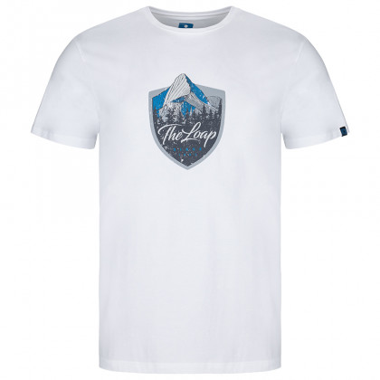 Koszulka męska Loap Alesh biały BrgWhite/Gray
