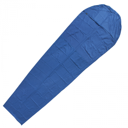 Wkład do śpiwora Trekmates Polycotton Liner Mummy niebieski