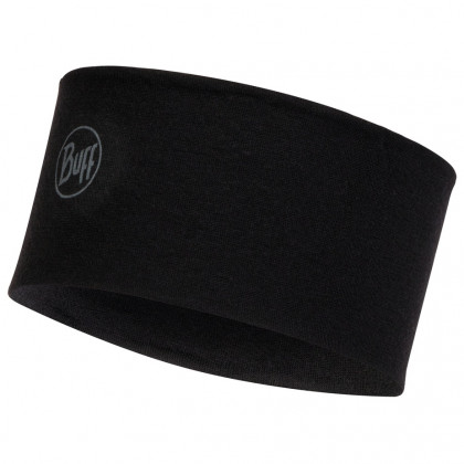 Opaska Buff MW Wool Headband czarny SolidBlack