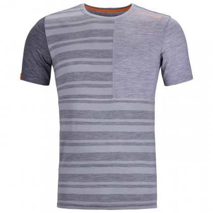 Męska koszulka Ortovox 185 Rock'N'Wool Short Sleeve M zarys grey blend