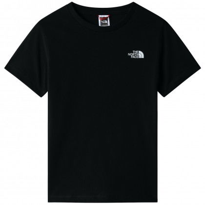 T-shirt dziecięcy The North Face Teens S/S Simple Dome Tee czarny Tnf Black/Tnf White