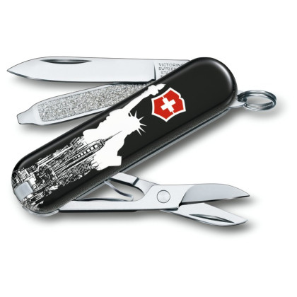 Składany nóż Victorinox Classic LE New York czarny/biały