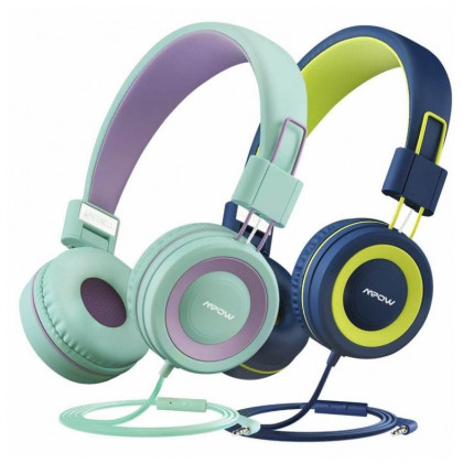 Słuchawki MPOW CH8 (duo pack) zielony/niebieski GreenBlue