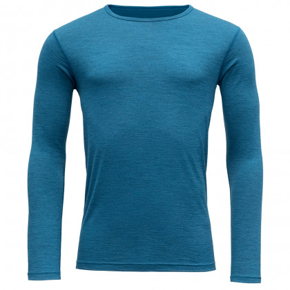 Koszulka męska Devold Breeze Man Shirt long sleeve niebieski BlueMelange