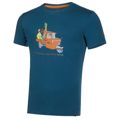 Koszulka męska La Sportiva Ape T-Shirt M niebieski Storm Blue/Hawaiian Sun