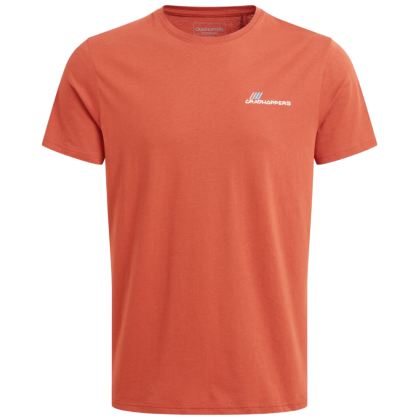 Koszulka męska Craghoppers Lucent Short Sleeved T-Shirt czerwony Red Beach