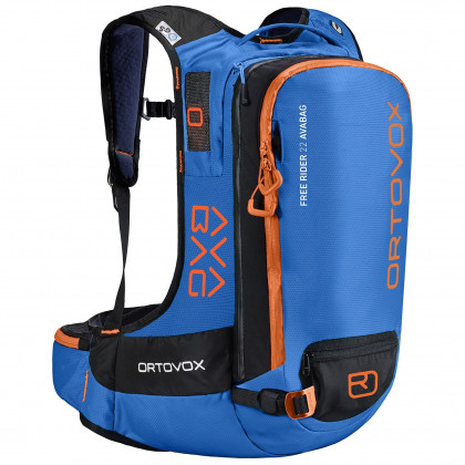 Plecak przeciwlawinowy Ortovox Free Rider 22 Avabag Kit niebieski SafetyBlue