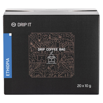 Kawa Drip it Ethiopia Sidamo 20 x 10 g niebieski