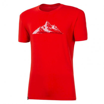Koszulka męska Progress OS Pioneer "Mountain" 24FJ czerwony Red