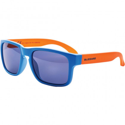 Dziecięce okulary przeciwsłoneczne Blizzard PCC125, 55-15-123 niebieski/pomarańczowy bright blue matt