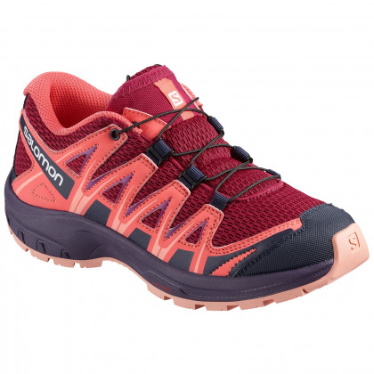 Buty dziecięce Salomon XA Pro 3D J (2020) czerwnoy/różowy Cerise/Dubarry/Peach