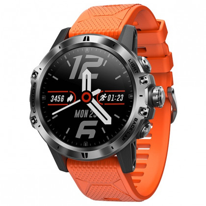 Zegarek Coros Vertix GPS Adventure Watch srebrny/pomarańczowy Silver/Orange