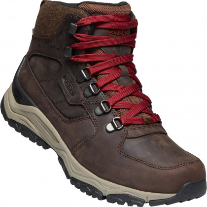 Damskie buty trekkingowe Keen Innate Leather MID WP W czerwony Chestnut/RedDahlia