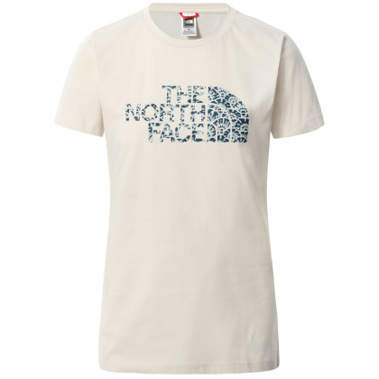 Koszulka damska The North Face S/S Easy Tee 2021 biały Vntgwht/Mnrybluasbflrnt