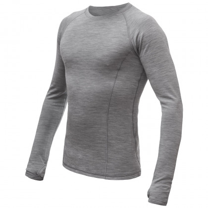 Męska koszulka Sensor Merino Bold dł. rękaw zarys Cool Gray