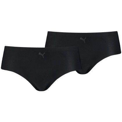 Majtki damskie Puma Seamless Hipster 2P Pack czarny Black