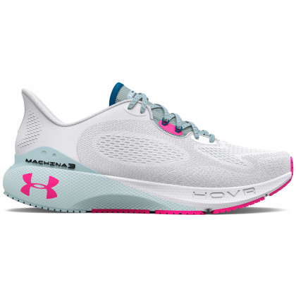 Damskie buty do biegania Under Armour W HOVR Machina 3 biały White / Breaker Blue / Electro Pink