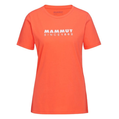 Koszulka damska Mammut Core T-Shirt Women Logo czerwony/pomarańczowy peach