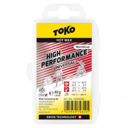Wosk TOKO World Cup High Performance universal 40 g Triplex