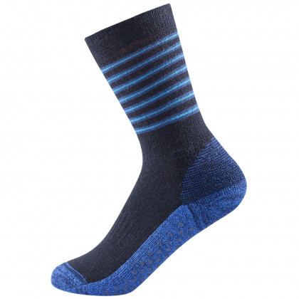 Skarpety damskie Devold Multi Medium Sock No-Slip niebieski  Mistral stripe