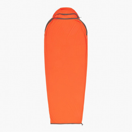 Wkład do śpiwora Sea to Summit Reactor Extreme Liner Mummy Compact czerwony/pomarańczowy Spicy Orange