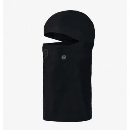 Dziecięca kominiarka Buff THERMONET® HINGED BALACLAVA JUNIOR czarny SO LID BLACK