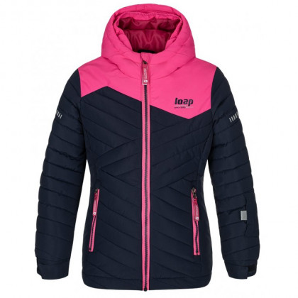 Dziecięca kurtka narciarska Loap Fureta niebieski/różowy