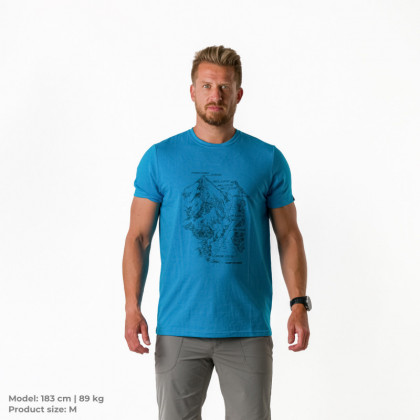 Koszulka męska Northfinder Burton niebieski 396lightblue