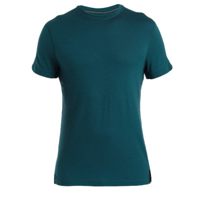 Męska koszulka Icebreaker Men Merino 150 Ace SS Tee zielony/niebieski Fathom Green