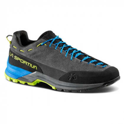 Buty męskie La Sportiva Tx Guide Leather szary/niebieski Carbon/Lime Punch