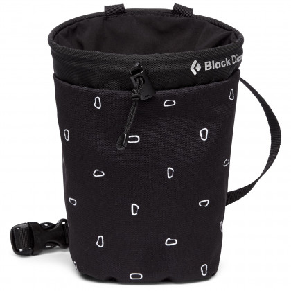 Worek na magnezję Black Diamond Gym Chalk Bag M/L (2023) czarny BlackBinerPrint
