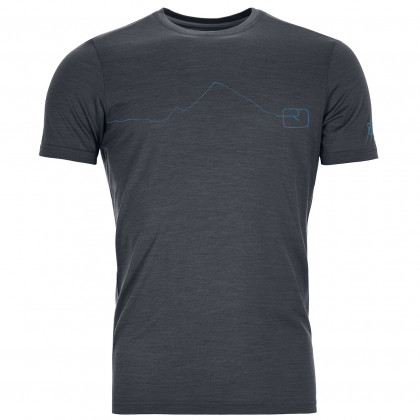 Męska koszulka Ortovox 120 Tec Mountain T-Shirt M (2020) zarys BlackSteel