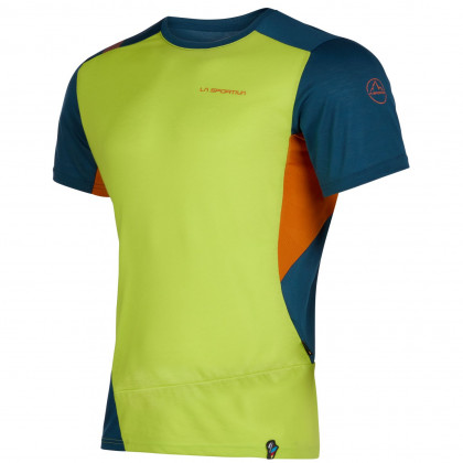 Koszulka męska La Sportiva Grip T-Shirt M żółty Lime Punch/Storm Blue