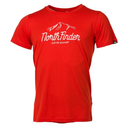 Koszulka męska Northfinder Danny czerwony Redorange