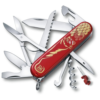 Składany nóż Victorinox Huntsman Year of the Tiger 2022 czerwony red