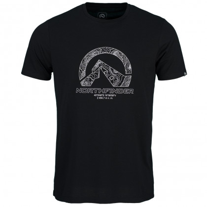 Koszulka męska Northfinder Brice czarny Black