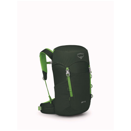 Plecak dziecięcy Osprey Jet 18 zielony green canopy/limeline green