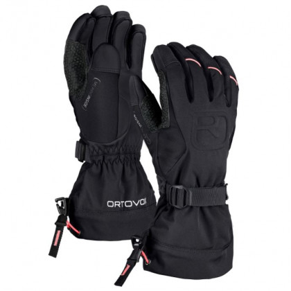 Damskie rękawice narciarskie Ortovox Freeride Glove czarny BlackRaven