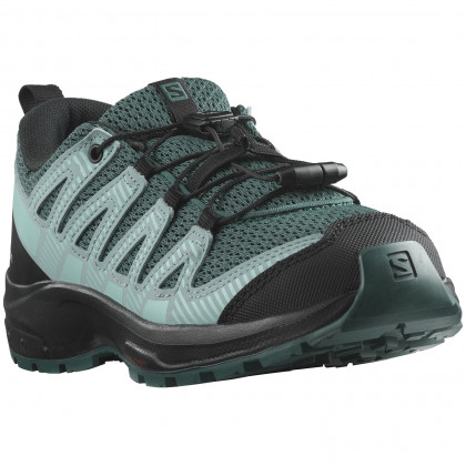 Buty dziecięce Salomon Xa Pro V8 zielony/czarny Stargazer / Black / Blue Radiance