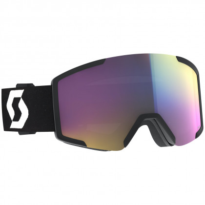 Gogle narciarskie Scott Shield czarny mineral black/white/enhancer teal chrome