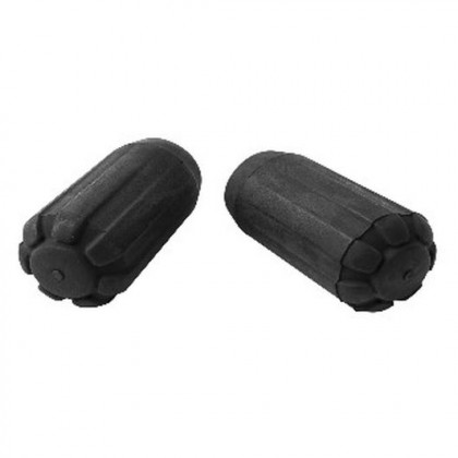 Nakładki gumowe Black Diamond Z-Pole Rubber Tip Protectors czarny